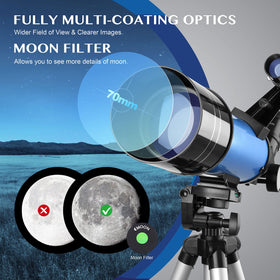 AOMEKIE eyepieces K6 and K25 provide sharper, clearer views for diverse targets.