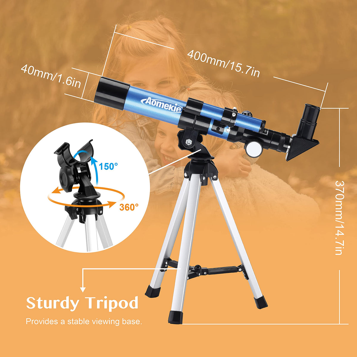 AOMEKIE finderscope and compass aiding quick target location outdoors