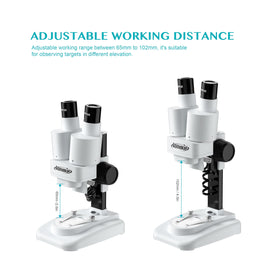 Aomekie adjustable IPD (55–75 mm) fits different users for better alignment.