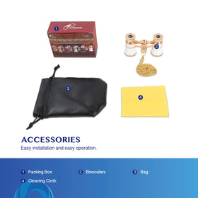 AOMEKIE Opera Glasses back design highlights comfortable grip