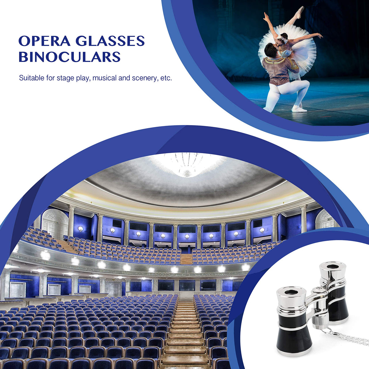 Aomekie opera glasses durable materials tested for reliable daily use.