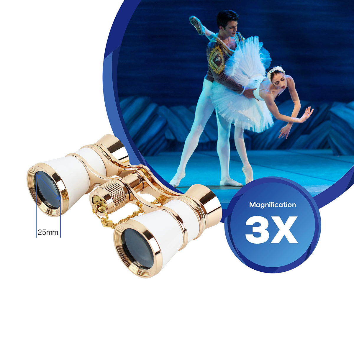 AOMEKIE Opera Glasses durable materials support daily use