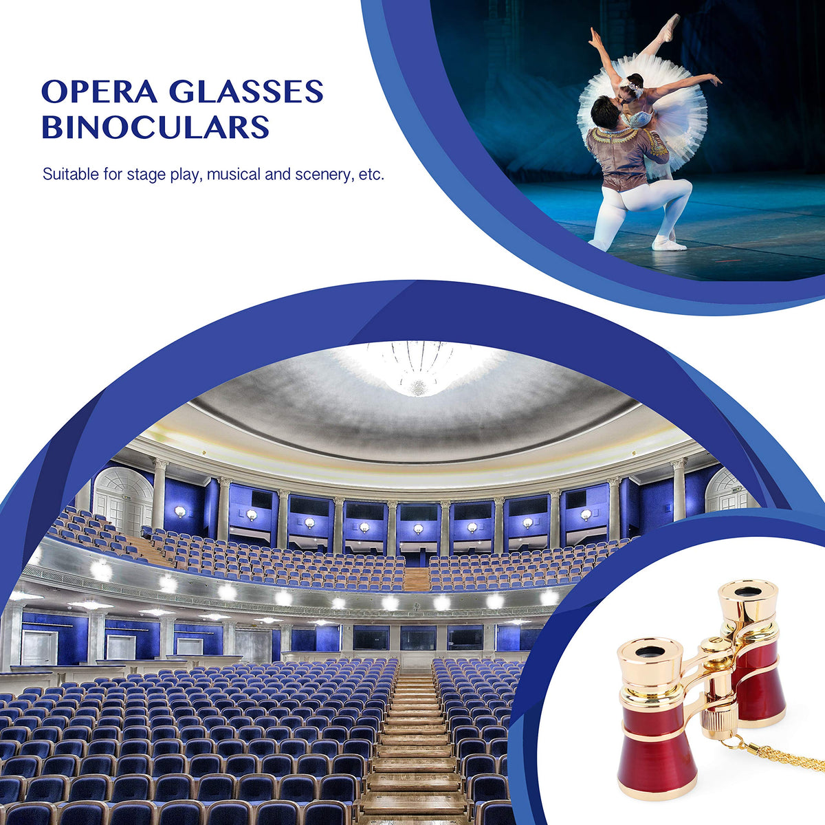AOMEKIE theater glasses with durable materials for long wear.