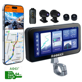 Aoocci C6 PRO front camera view captures clear road details day and night