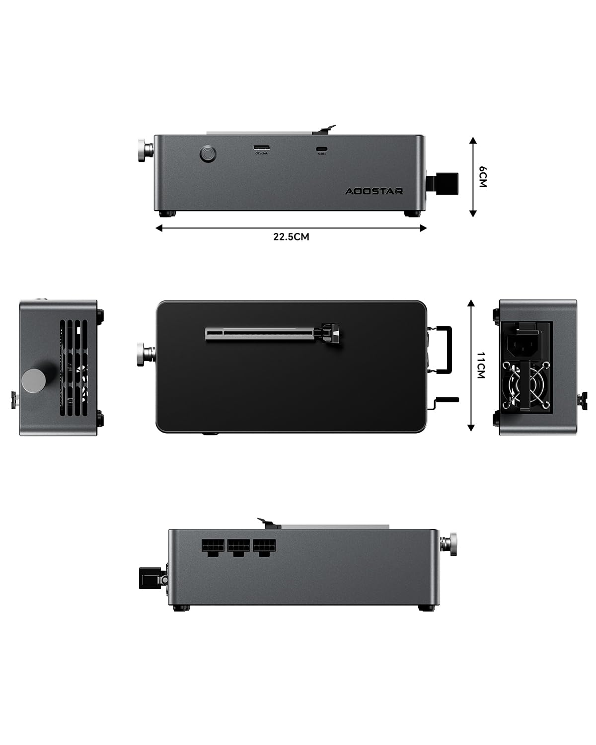 AOOSTAR AG02 supports Mac and Windows via OCULINK USB4