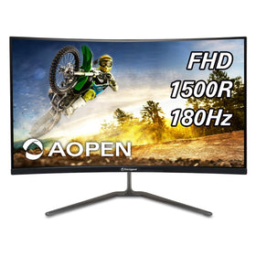 AOPEN 27HC5R curved monitor front view for immersive gaming action