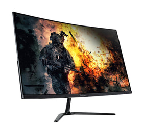 AOPEN 31.5-inch curved monitor blue light filter protects eyes during sessions