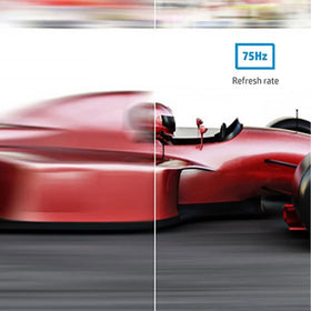 AOPEN 32SA2QU 75Hz and 1ms TVR enable smooth transitions.