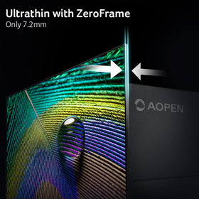 AOPEN 32SA2QU HDR10 enhances contrast and vibrant visuals.