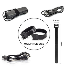 AORUICN reusable ties let you cut to size for flexible layouts.