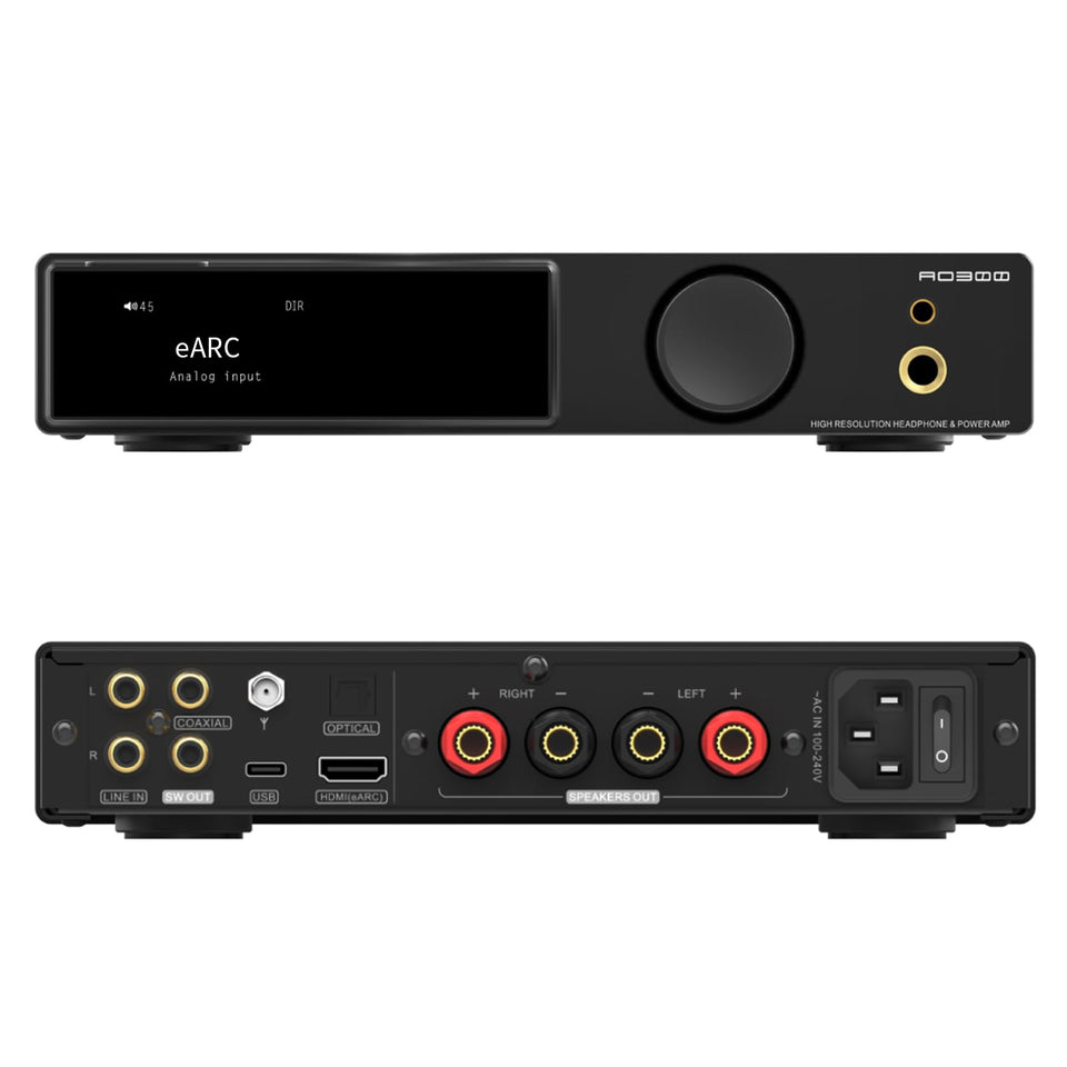 AOSHIDA AO300 PRO front panel with controls for precise listening