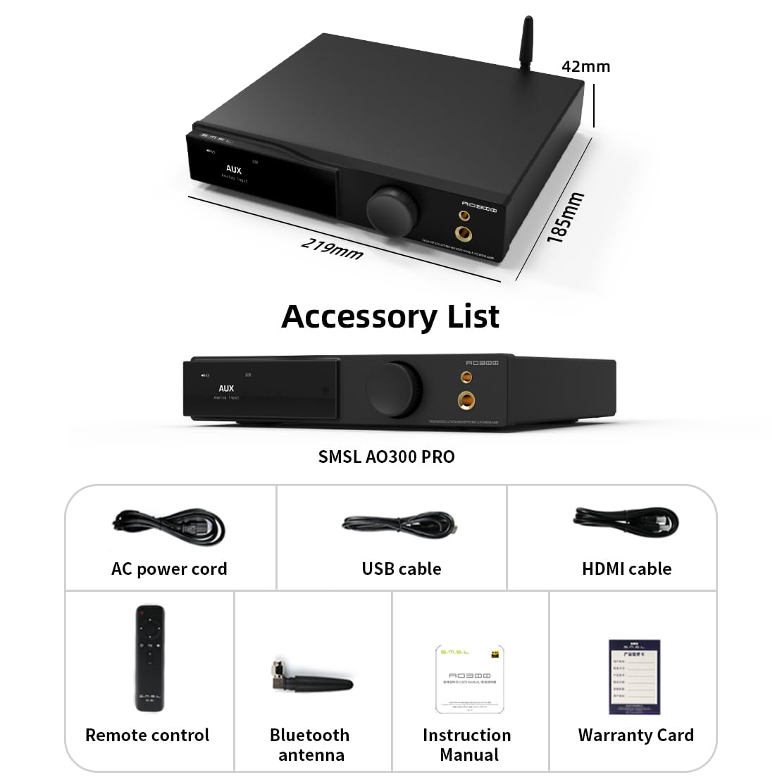 AOSHIDA AO300 PRO headphone jack area designed for private listening