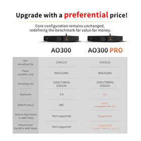 AOSHIDA AO300 PRO optical input for clean digital signal