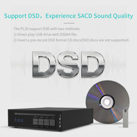 DSD and WAV playback available on USB with AOSHIDA PL20