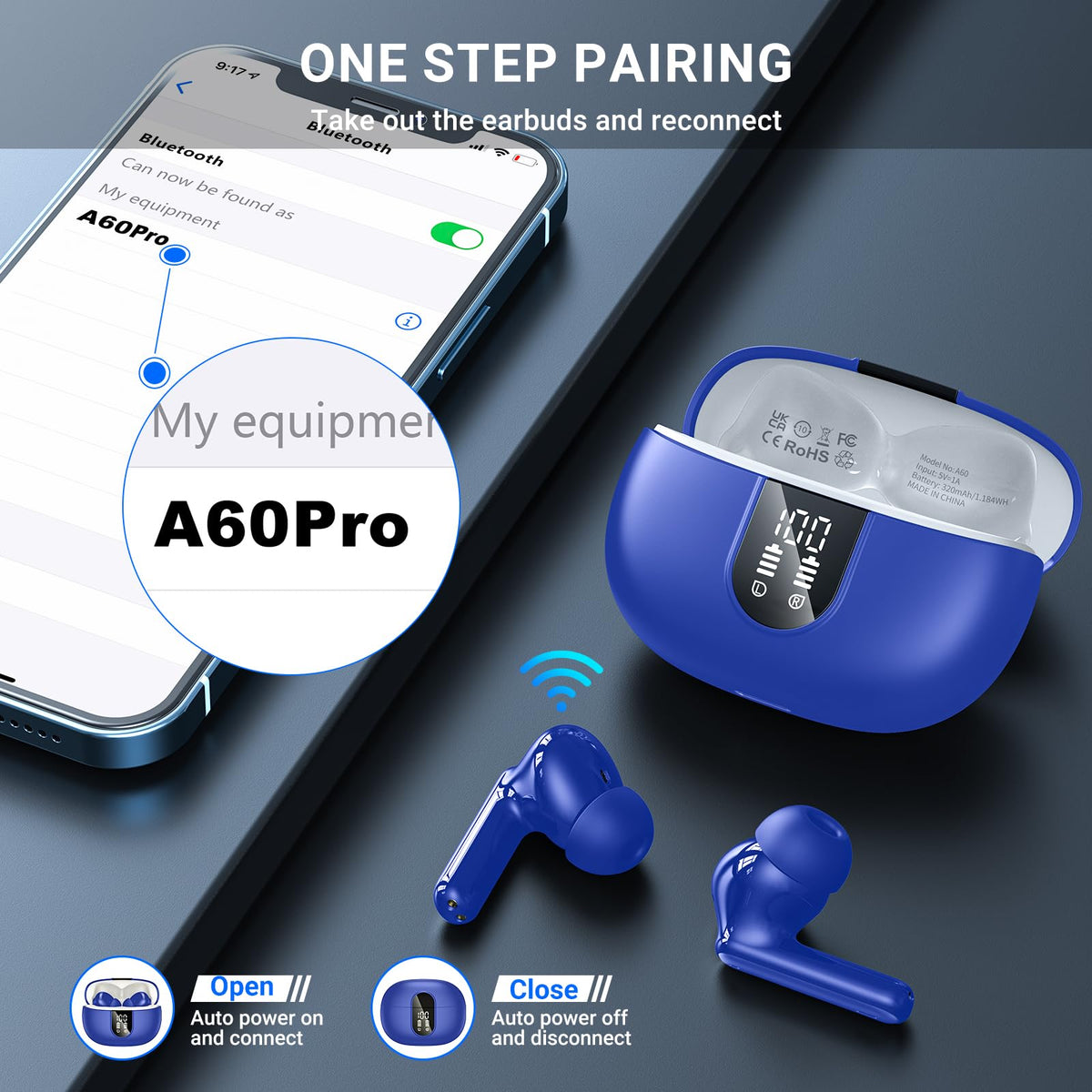 Aoslen Bluetooth 5.3 maintains a stable connection up to 15 meters