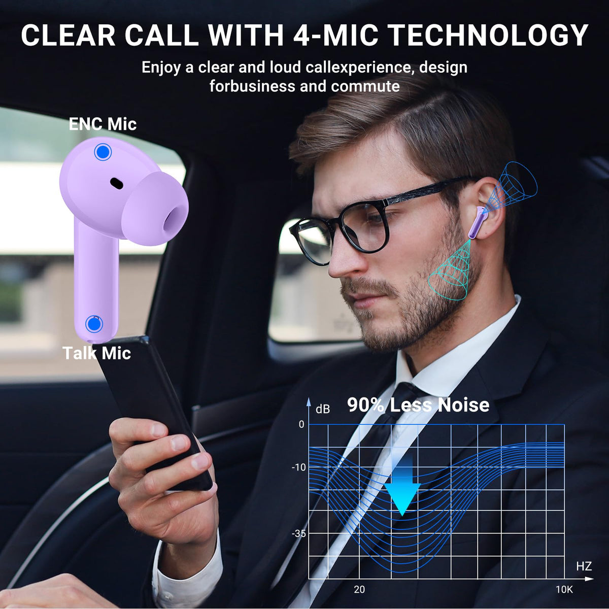 A charging case provides up to 42 hours of playback.