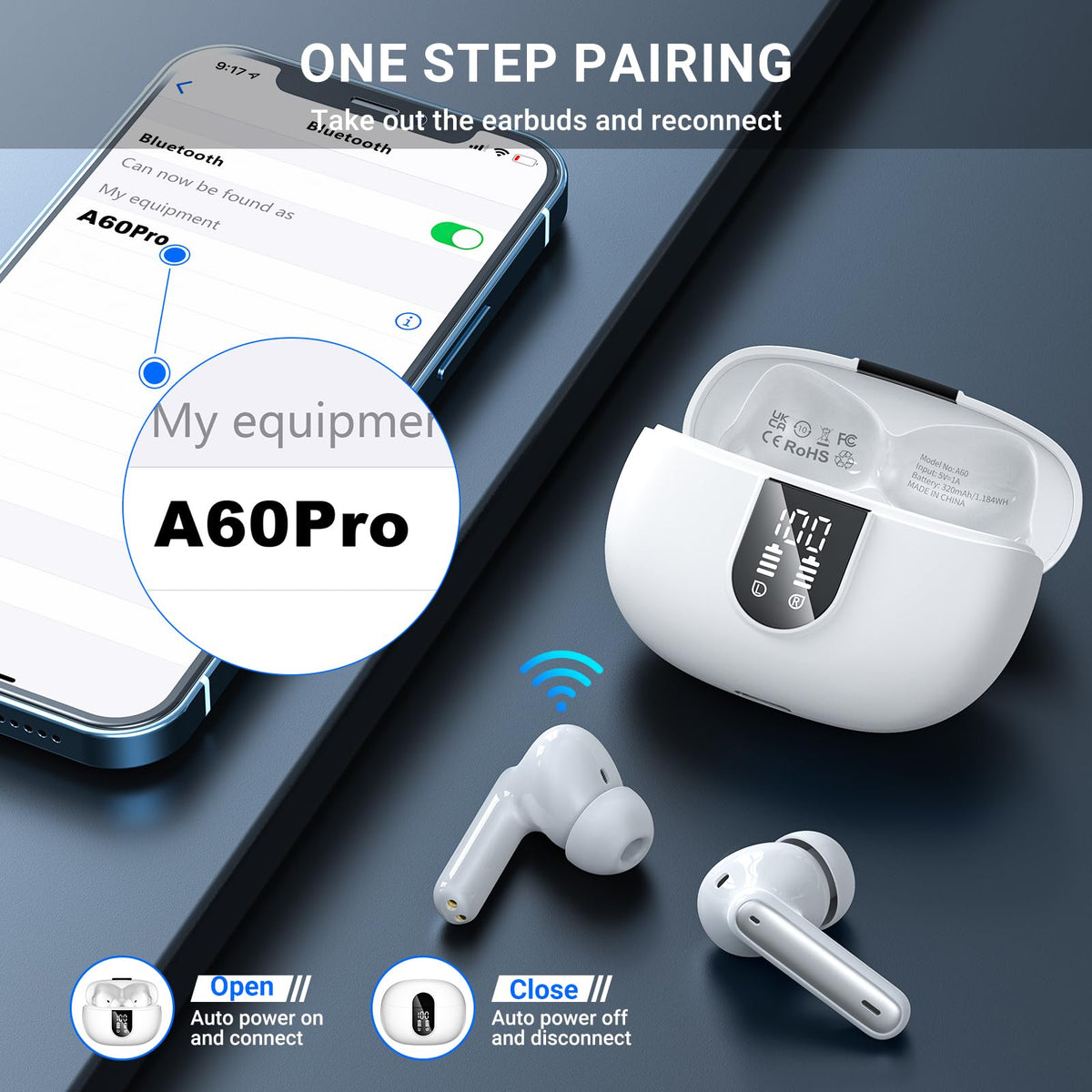 Aoslen auto-pairing pairs instantly for seamless use.