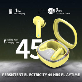 AOSRAU earbuds ENC noise reduction enhances call clarity in busy environments.