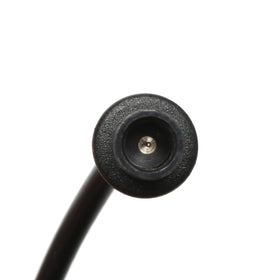 Charger connected to a Dell notebook showing clean, efficient charging.