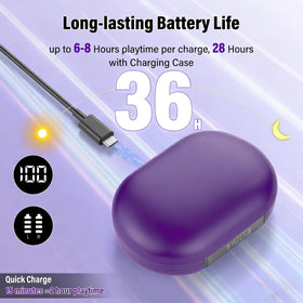 AOTONOK charging case with LED display for clear battery monitoring