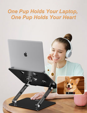 Aoviho lifestyle scene in a home office adding personality and practical cooling to workspace