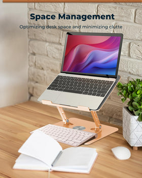 Aoviho size scale with 13-inch MacBook showing compatibility and stable fit