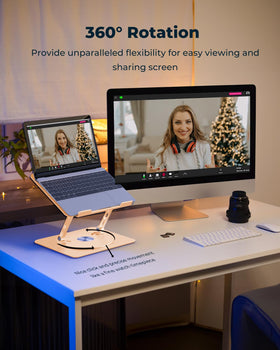 Aoviho stand folded compact profile for easy travel and space saving