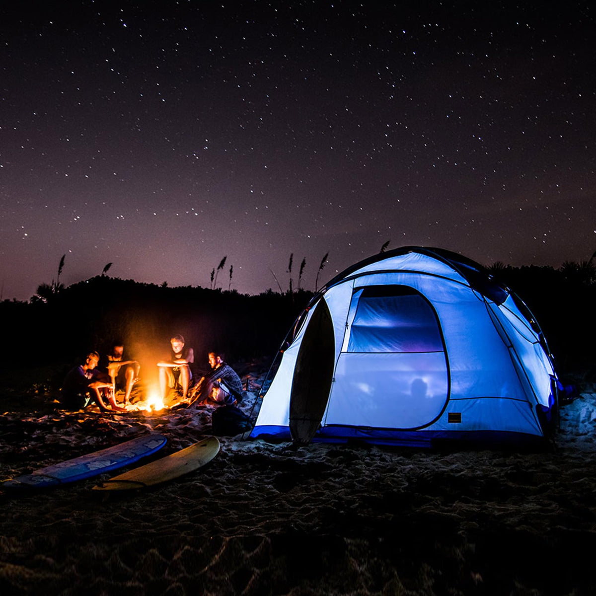 360° sound coverage pairs well with camping, hiking, and backyard gatherings