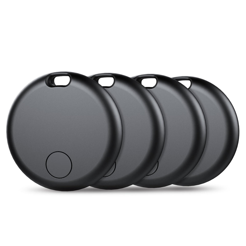 aowoka Air Tracker Tags-4 Pack on keys for quick locating via Find My network.
