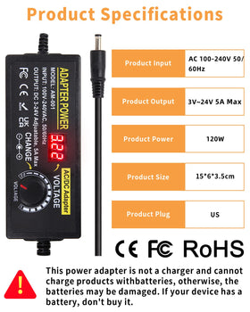 AOYADAISU safety protections guard against overload and short-circuit.