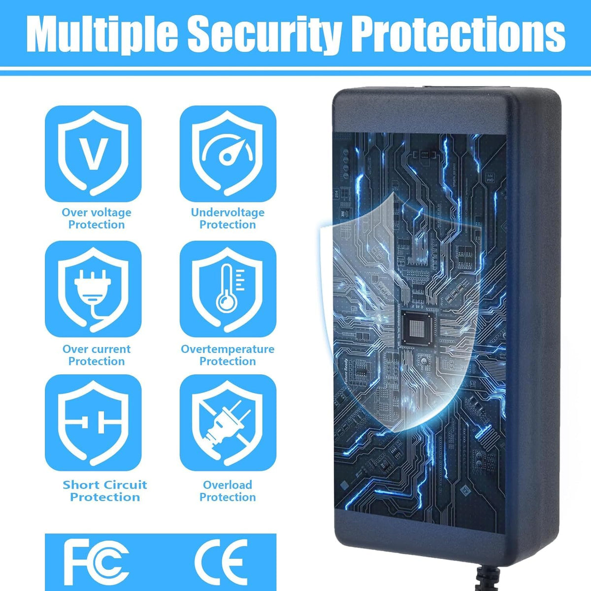 AOYADAISU safety protections prevent overload and short circuits.