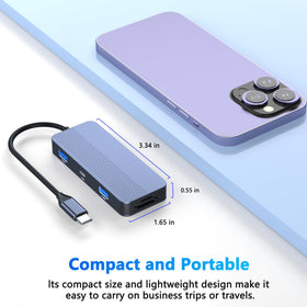 Aoyvsktv plug-and-play docking station keeps your workspace tidy.