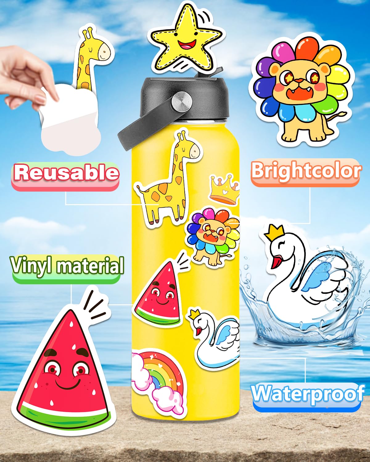 Apakkai stickers ideal as classroom prizes and rewards.