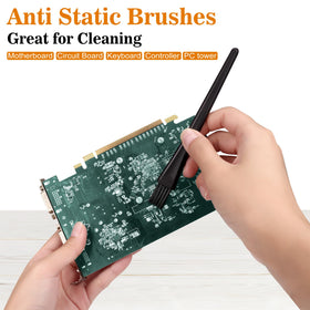 APBFH yellow-bristles brush for quick spot-clean tasks.