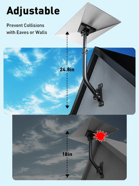 APCUWCQ Starlink Gen3 pipe adapter for easy compatibility with mounting options.