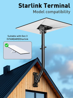 APCUWCQ Starlink Gen3 roof/wall mount highlights anti-corrosion coating.