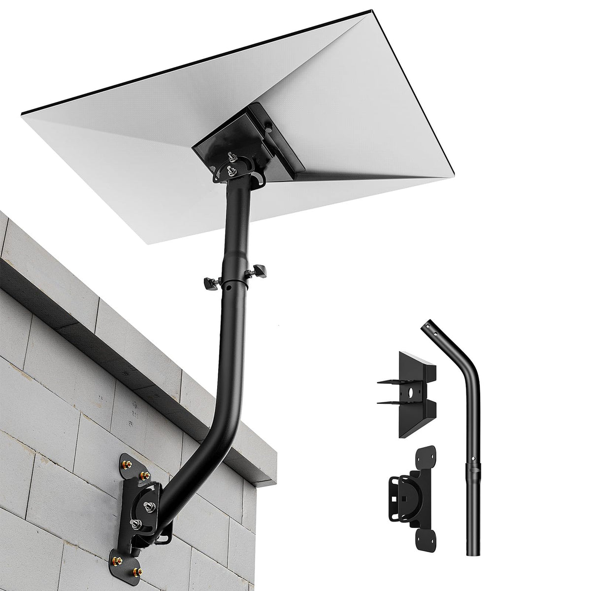 APCUWCQ Starlink Gen3 wall mount with 360° adjustability for versatile placement.