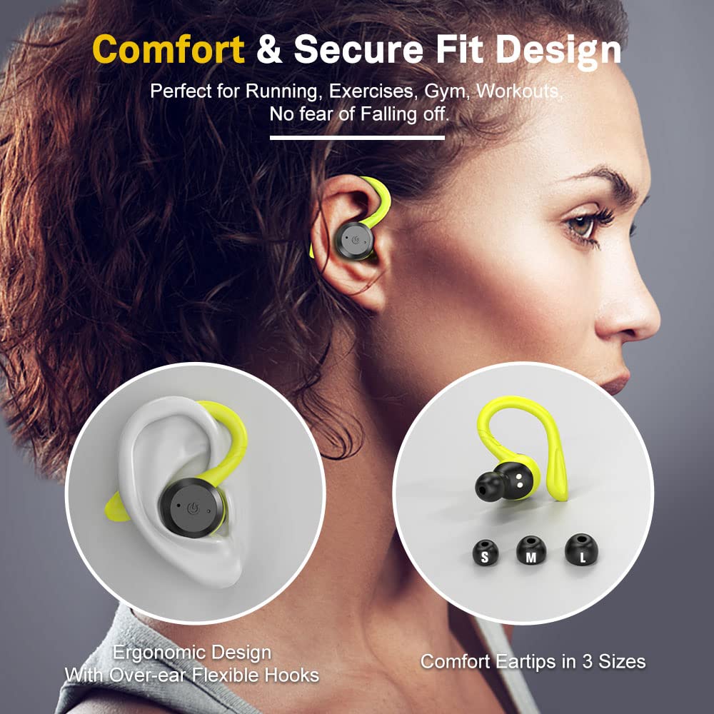 APEKX earbud close-up showing texture and secure grip detail