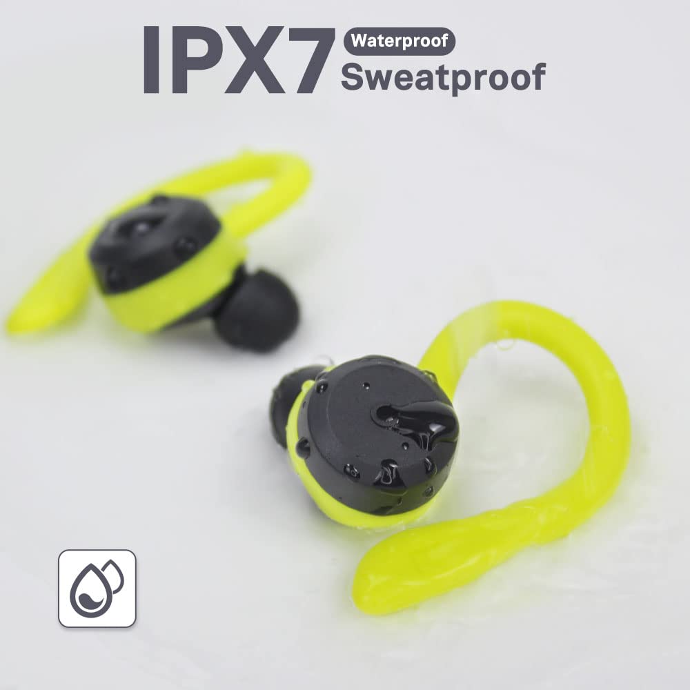 APEKX earbuds on gym bench showing sport-ready use and durability