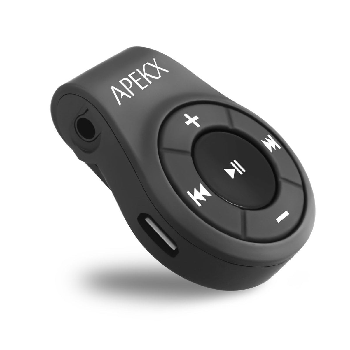 APEKX Clip Bluetooth adapter for headphones enables wireless listening