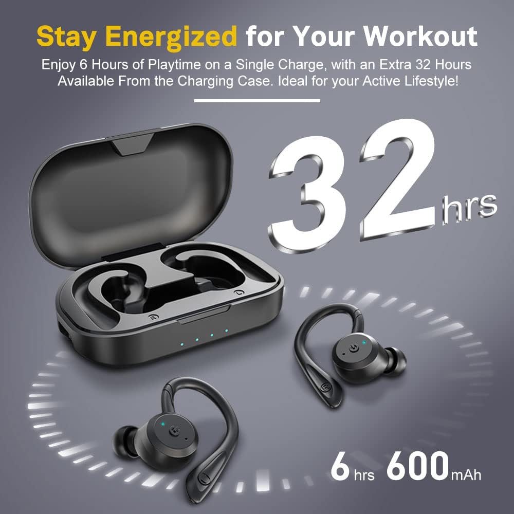APEKX earbud fitted in ear demonstrating secure fit for active use