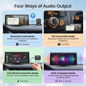 Apenet rear camera captures 1080p backup video for safer reversing.