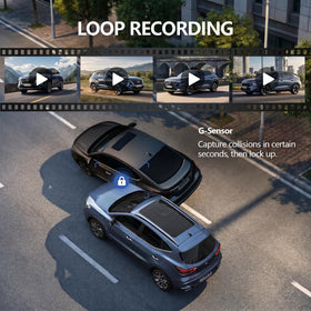 Apenet reverse parking camera provides live guidance for safer parking.