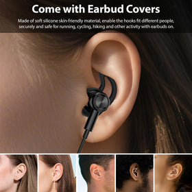APETOO half-in-ear Type-C earphones offering comfortable fit and ambient awareness.