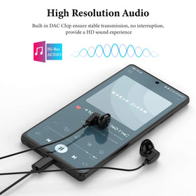 APETOO USB-C earbuds featuring anti-fall wing covers for secure wear