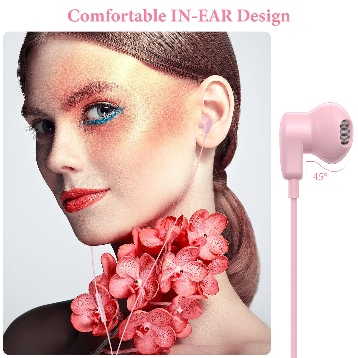 APETOO USB-C earbuds with inline mic for hands-free chats