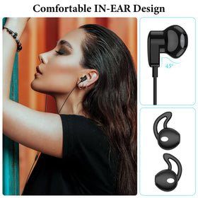 APETOO USB-C headphones with wing covers for anti-fall security.