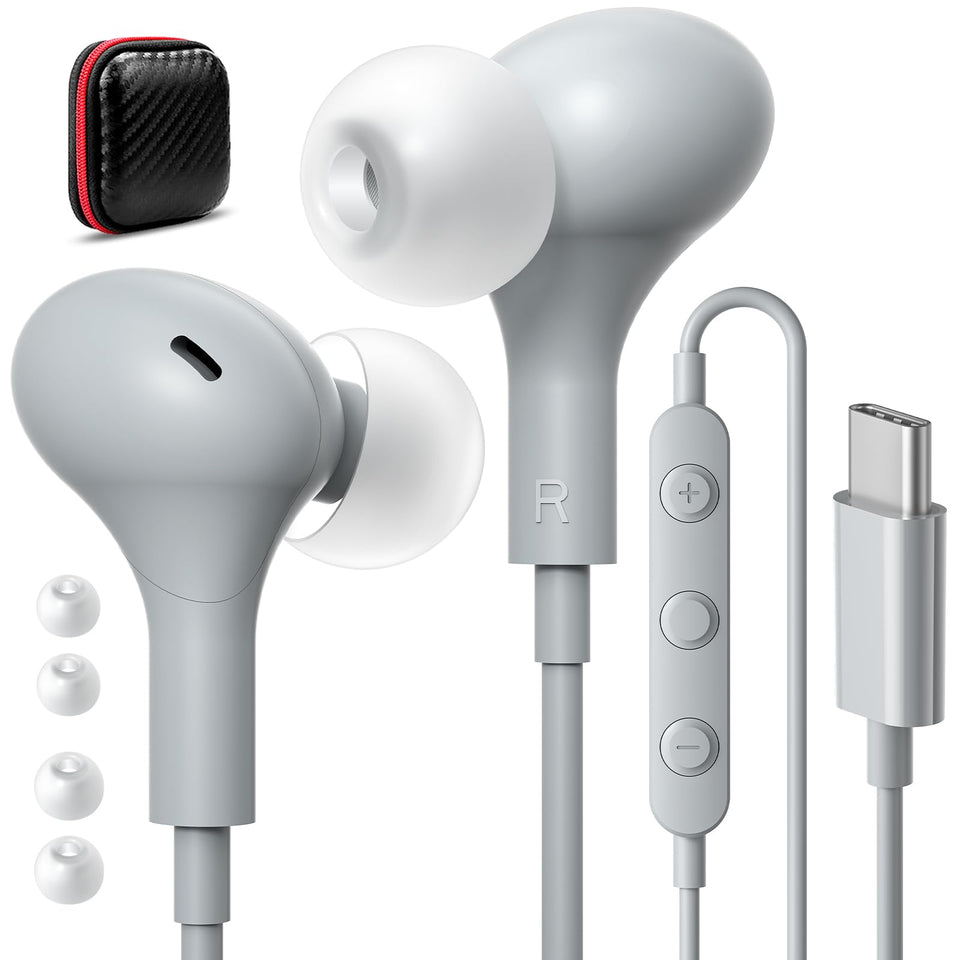 APETOO USB-C headphones closeup showing premium design and plug detail