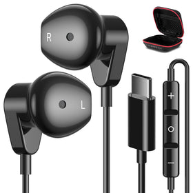 APETOO USB-C headphones with compact ergonomic design for all-day comfort