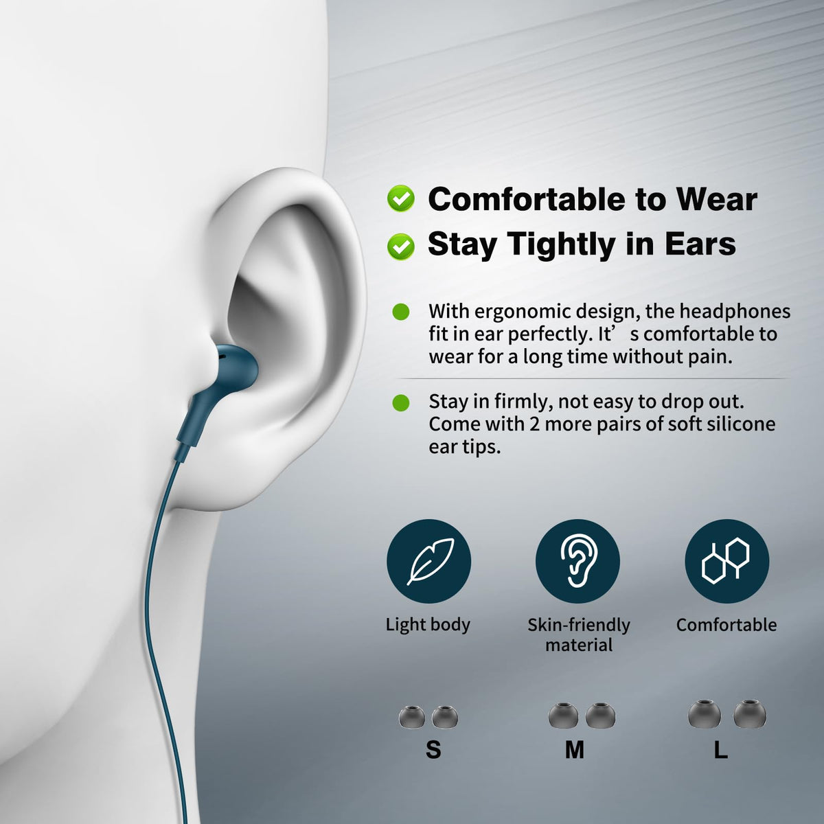 APETOO USB-C earbuds deliver HiFi stereo via built-in DAC chip.